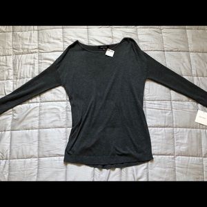 Long sleeve dark thin sweater